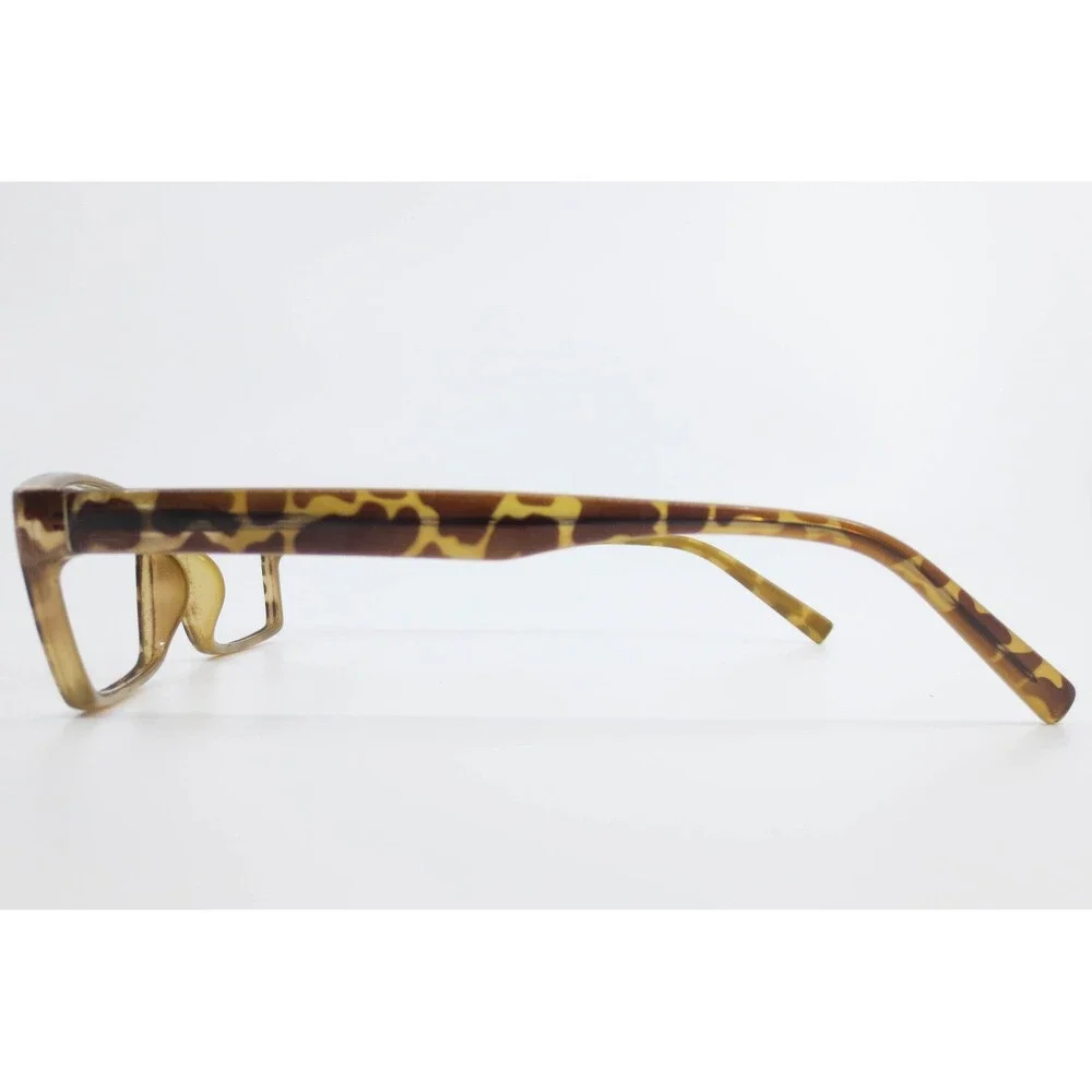 Success SS-69 Tortoise Rectangular Eyeglasses Frames 54-17-145 Brown Spotted